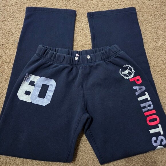 PINK Victoria's Secret Vintage NFL New England Patriots Hoodie/Sweats Sweatsuit - Picture 7 of 12